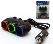 Ayt Olesson 1632 12-24V 3Lü 120W 80Cm Kablolu Araç Oto Tır Çakmak Çoklayıcı Çakmaklık Çoğaltıcı - 1