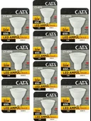 (10 Adet) Cata 9W (50W) Beyaz Işık (6500K) Dim Edilebilir GU10 Duylu Led Spot Ampul - 1