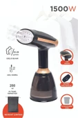 KY-003 Siyah Buharlı Kırışık Giderici 1500w Taşınabilir Seyahat boy dikey ütü - 1