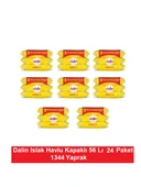 Dalin Islak Havlu Kapaklı 56 Lı x 24 Paket = 1344 Yaprak thumbnail 1
