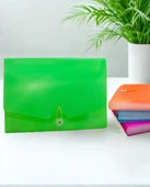 Körüklü Dosya 13 Bölümlü Cepli - Yeşil thumbnail 1