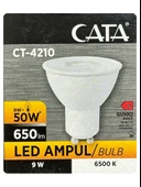 (3 Adet) Cata 9W (50W) Beyaz Işık (6500K) Dim Edilebilir GU10 Duylu Led Spot Ampul - 2