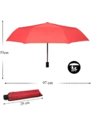 Kırmızı Otomatik Kadın Şemsiye thumbnail 5