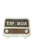 Nostaljik Hoparlör Radyo Görünümlü Ahşap Kumbara Tipbox Tip Box - 2