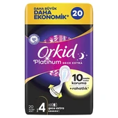 Orkid Ultra Platinum Gece Extra Ped 20'Li - 2