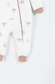 Koala Desenli Astarlı Uzun Kollu Pamuklu Kışlık Çocuk Erkek Bebek Uyku Tulumu 2.5 Tog 2 3 4 5 6 Yaş - 7