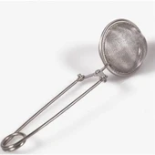 Paslanmaz Metal Pratik Kolay Bitki Çayı Demleme Süzgeci Aparatı thumbnail 5