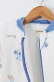 Koala Desenli Astarlı Uzun Kollu Pamuklu Kışlık Çocuk Erkek Bebek Uyku Tulumu 2.5 Tog 2 3 4 5 6 Yaş - 10