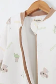 Koala Desenli Astarlı Uzun Kollu Pamuklu Kışlık Çocuk Erkek Bebek Uyku Tulumu 2.5 Tog 2 3 4 5 6 Yaş - 8