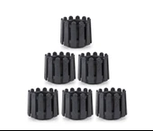 Omnipazar SO-İS02 İstanbul Dekoratif Yuvarlak Saksı 2,6 lt Antrasit 6 Adet thumbnail 1