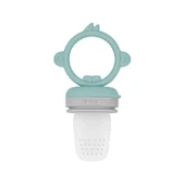 Toptanyokyok Silikon Püre Meyve Sebze Emziği Aqua Green / Powder Grey - 1