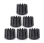 Omnipazar SO-İS03 İstanbul Dekoratif Yuvarlak Saksı 6,6 lt Antrasit 6 Adet thumbnail 1