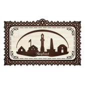 Dekoratif Ahsap Tablo - Bayburt Sehir (Orta Boy) - 1