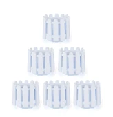 Omnipazar SO-İS03 İstanbul Dekoratif Yuvarlak Saksı 6,6 lt Kirli Beyaz 6 Adet thumbnail 1