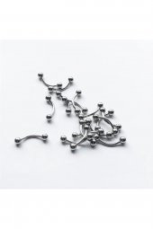 316l Titanyum Kaş Rook Piercing 8mm - 2