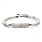 Havlit Doğaltaş Çelik Halat Ve Çelik Klipsli Bileklik 31832B19D1 thumbnail 1