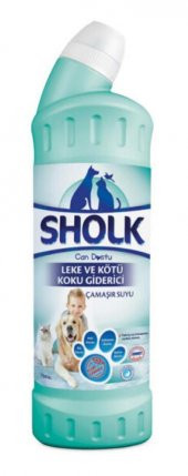 Sholk Hipoalerjenik Evcil Hayvan Leke ve Kötü Koku Giderici Klor İçermeyen Çamaşır Suyu 750ml - 1