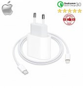Apple iPhone Uyumlu 11/12/13/14 Pro Max 20w Usb C Tüm Serilere Uyumlu Hızlı Şarj Aleti Seti - 5