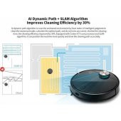 Viomi V3 Vacuum Cleaner Lazer Sensör Robot Süpürge ve Paspas - 4