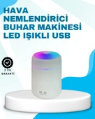 LED Işıklı Sessiz Masaüstü Nemlendirici – 3 Buhar Modu thumbnail 1