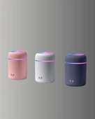 ABS Gövdeli 300ml USB Nemlendirici – Beyaz, Gri, Pembe Renk thumbnail 3