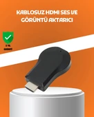 Yazılım Gerektirmeyen Kablosuz Mirroring Adaptörü – 1080p HD Görüntü Kalitesi thumbnail 1