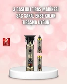 8 Taraklı Saç Kesme ve Sakal Şekillendirme Makinesi thumbnail 1