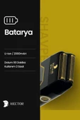 Hector ShaVper Titanyum Kaplama Başlıklı Sıfırlama Makinesi 11.000 RPM Gold-Siyah - 5