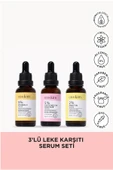 3’lü Leke Karşıtı Aydınlatıcı ve Göz Altı Bakımı Sağlayan Serum Seti - 1