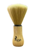 ELSA Premium Büyük Boy Ense Fırçası Açık Renk Ahşap Sap 16 cm - 1