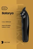 Hector Linear X Saç Kesim ve Çizim Makinesi 11.200 RPM Gold-Siyah - 3