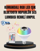 12W LED Ampul – Renkli Işık ve Dahili Hoparlör Özellikli thumbnail 1