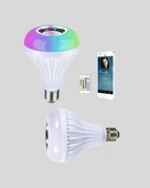 12W LED Ampul – Renkli Işık ve Dahili Hoparlör Özellikli thumbnail 3