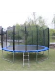 HEPİTOP File Korumalı Büyük Boy Trambolin 426 Cm Trambolin Güvenlik Fileli Bahçe Tipi Trampolin 14 Ft - 1