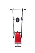 HEPİTOP Hepitop Güç Kulesi Fitness Çalışma İstasyonu, Mekik Sehpası, Tutamaklar ve Bacak Uzatmaları Dips - 2