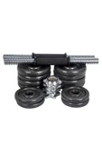 HEPİTOP Çantalı Döküm Plaka Dambıl Seti 15 Kg Dumbbell Set - 4