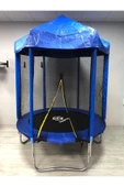 HEPİTOP 183 Cm Outdoor Bahçe Tipi Trambolin File Korumalı Büyük Boy Çatılı Trambolin 183cm - 7