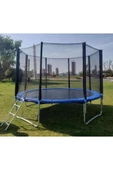 HEPİTOP File Korumalı Büyük Boy 305 Cm Trambolin Bahçe Tipi Outdoor Trambolin 10 Ft - 5