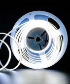 12V COB Şerit Led Beyaz Işık  - Metrede 360 Led - 5 Metre - 3
