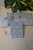 Kadife Kapaklı Allah Lafızlı 20 Adet Ekonomik Yasin Kitabı - 12x17 cm, 80 Sayfa - 11