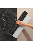 AKGÜNEŞ MOTOGARAJ Siyah Mermer Desenli Yapışkanlı Kaplama Kağıdı 5 Metre - 1