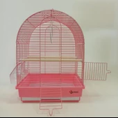 Dayang İki Kapılı Davul Kafes 35x28x46 cm Pembe - 1