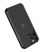 iPhone 11 Pro Max Kılıf Zore İnoks Fiber Yüzey Tasarım Kılıf - 10