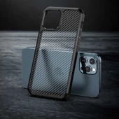 Apple iPhone 12 Pro Kılıf Zore İnoks Fiber Yüzey Tasarım Kılıf thumbnail 7