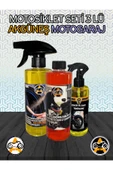 AKGÜNEŞ MOTOGARAJ AKGÜNEŞ MOTOSİKLET BAKIM SETİ 3LÜ - 1