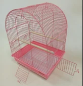 Dayang İki Kapılı Davul Kafes 35x28x46 cm Pembe - 2