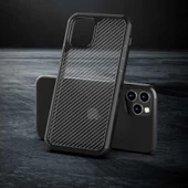 iPhone 11 Pro Max Kılıf Zore İnoks Fiber Yüzey Tasarım Kılıf - 6