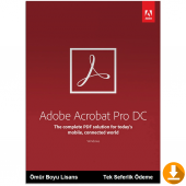 Adobe Acrobat Pro DC Dijital Lisans Anahtarı + Ömür Boyu + Türkçe - 1