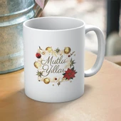 Mutlu Yıllar Yazılı Yılbaşına Özel Hediyelik Kupa Bardak thumbnail 1