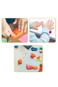 Zıplayan Kil Oyun Hamuru Karışık Renkli (12 Adet 73 Gr ) Air Dry Clay Hava ile Kuruyan Modelleme Kili - 3
